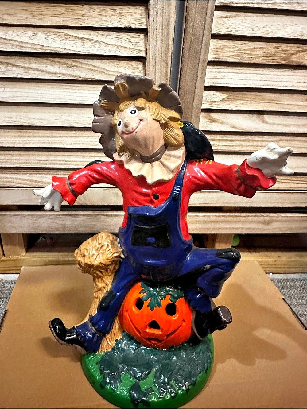 Vintage-Style Halloween Scarecrow Decor
